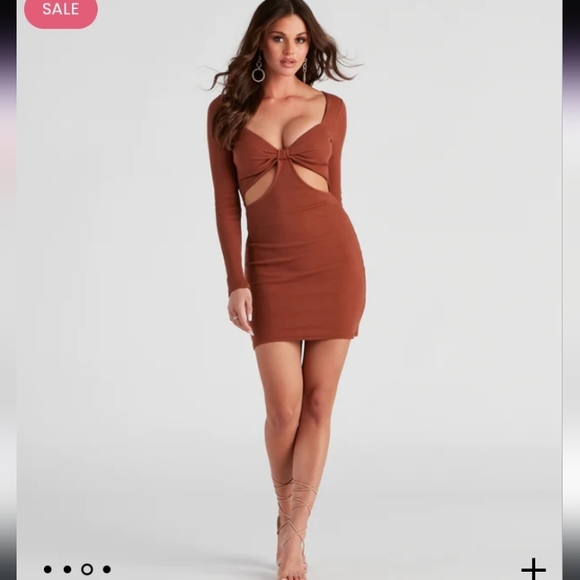 Windsor On Top Of The Trends Cutout Mini Dress - Picture 3 of 7